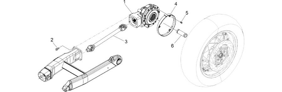 Rear transmission