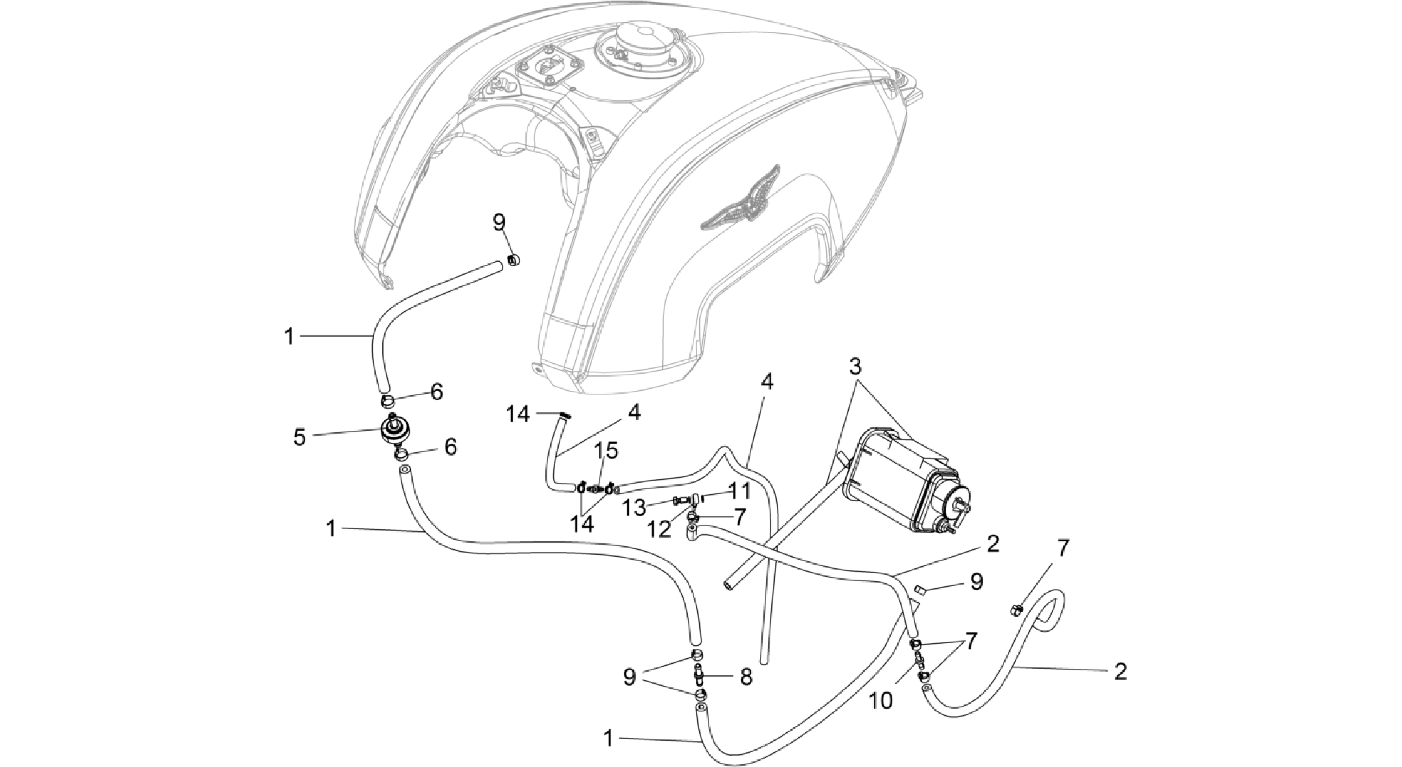 Fuel vapour recover system