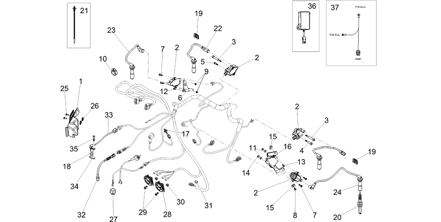 Front electrical system