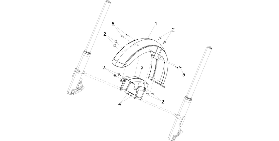 Front mudguard-Pillar