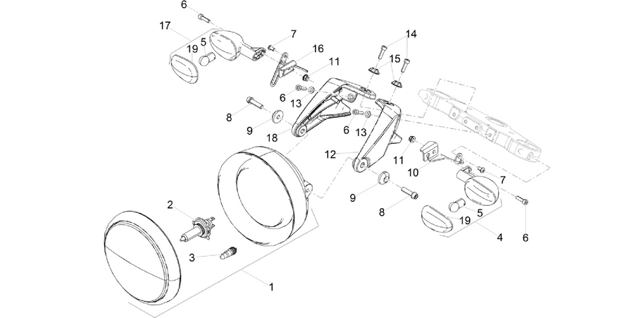 Front headlamps