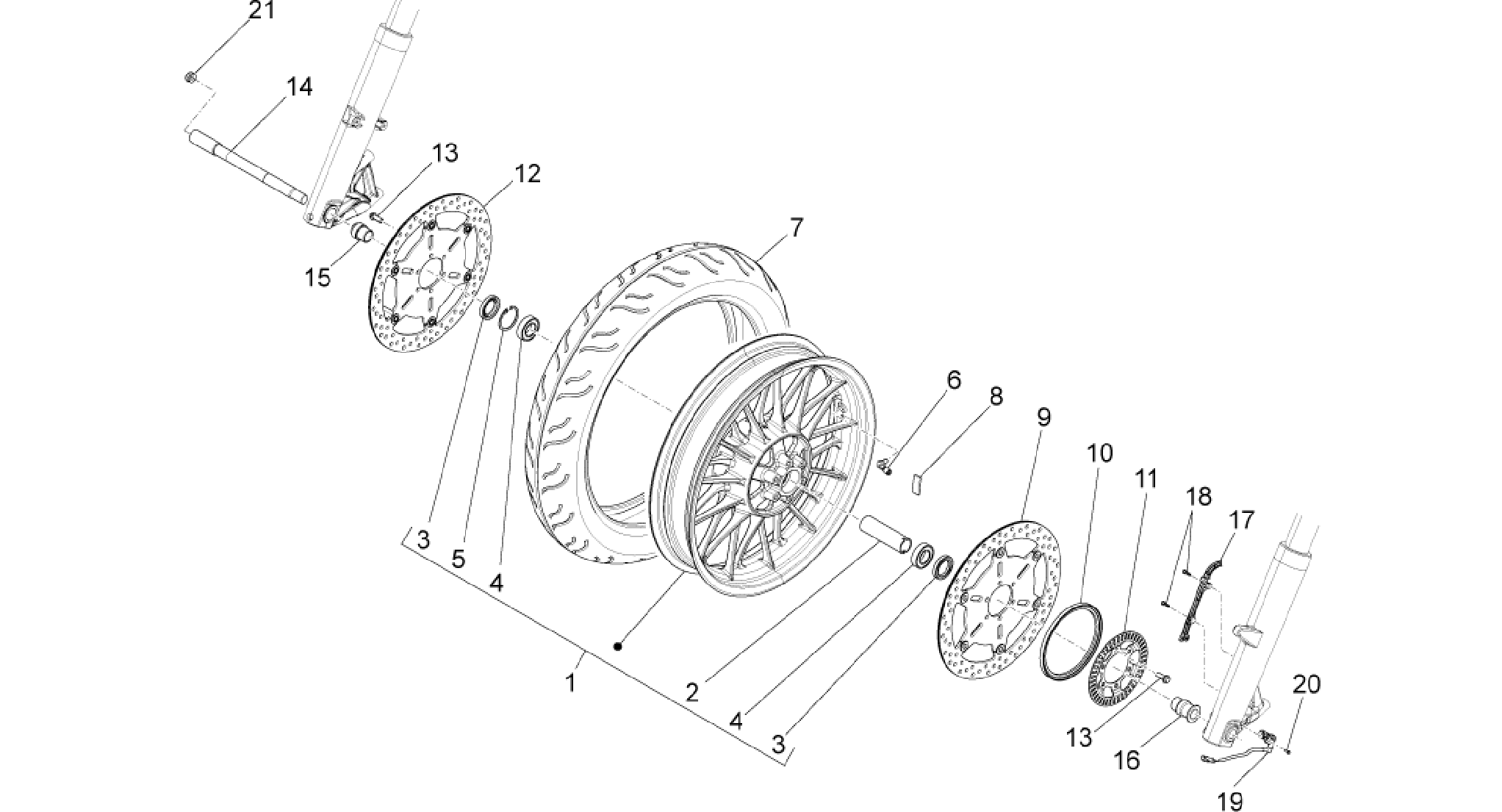 Front wheel