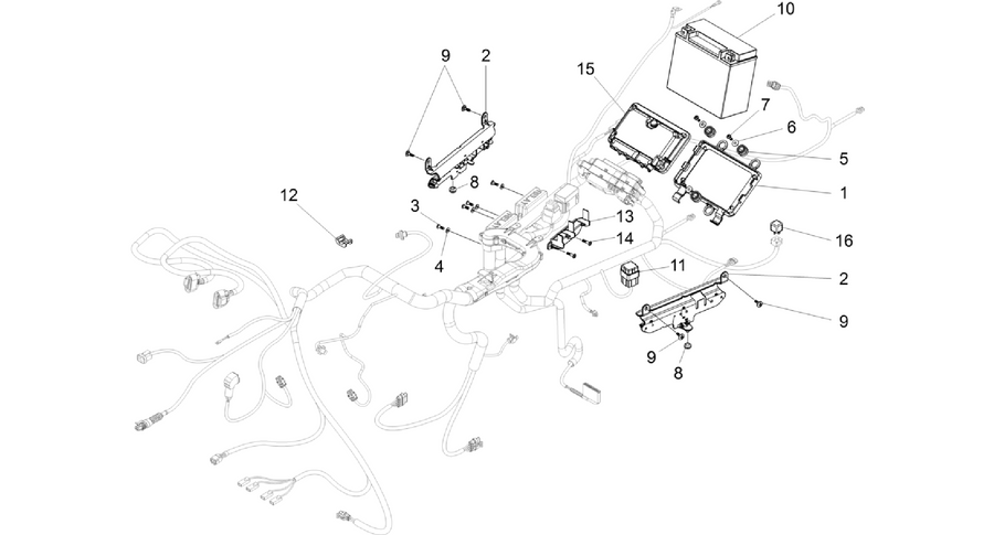 Rear electrical system