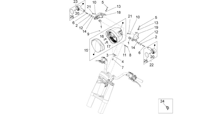 Front headlamps