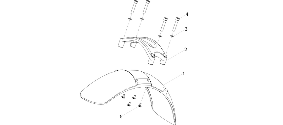 Front mudguard-Pillar