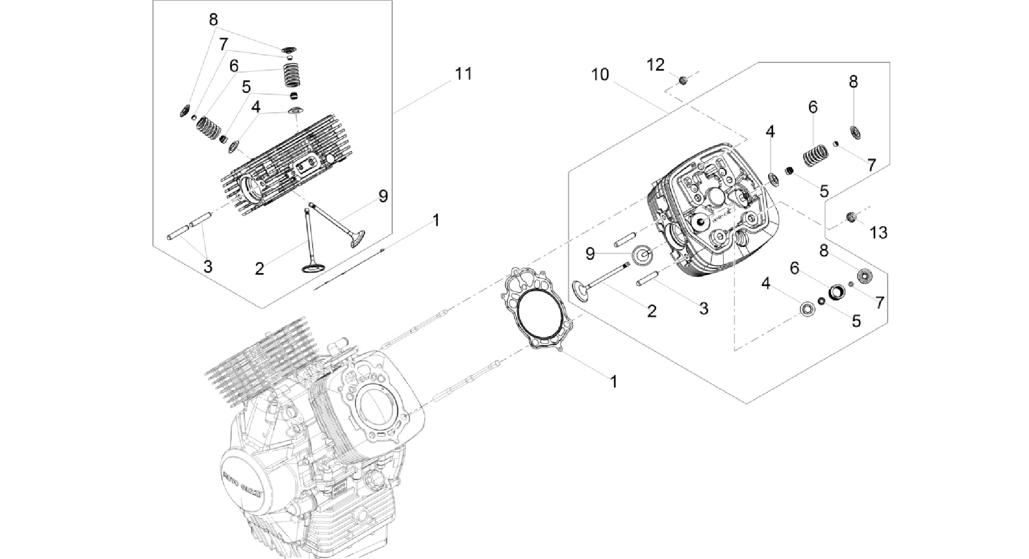 Cylinder head - valves