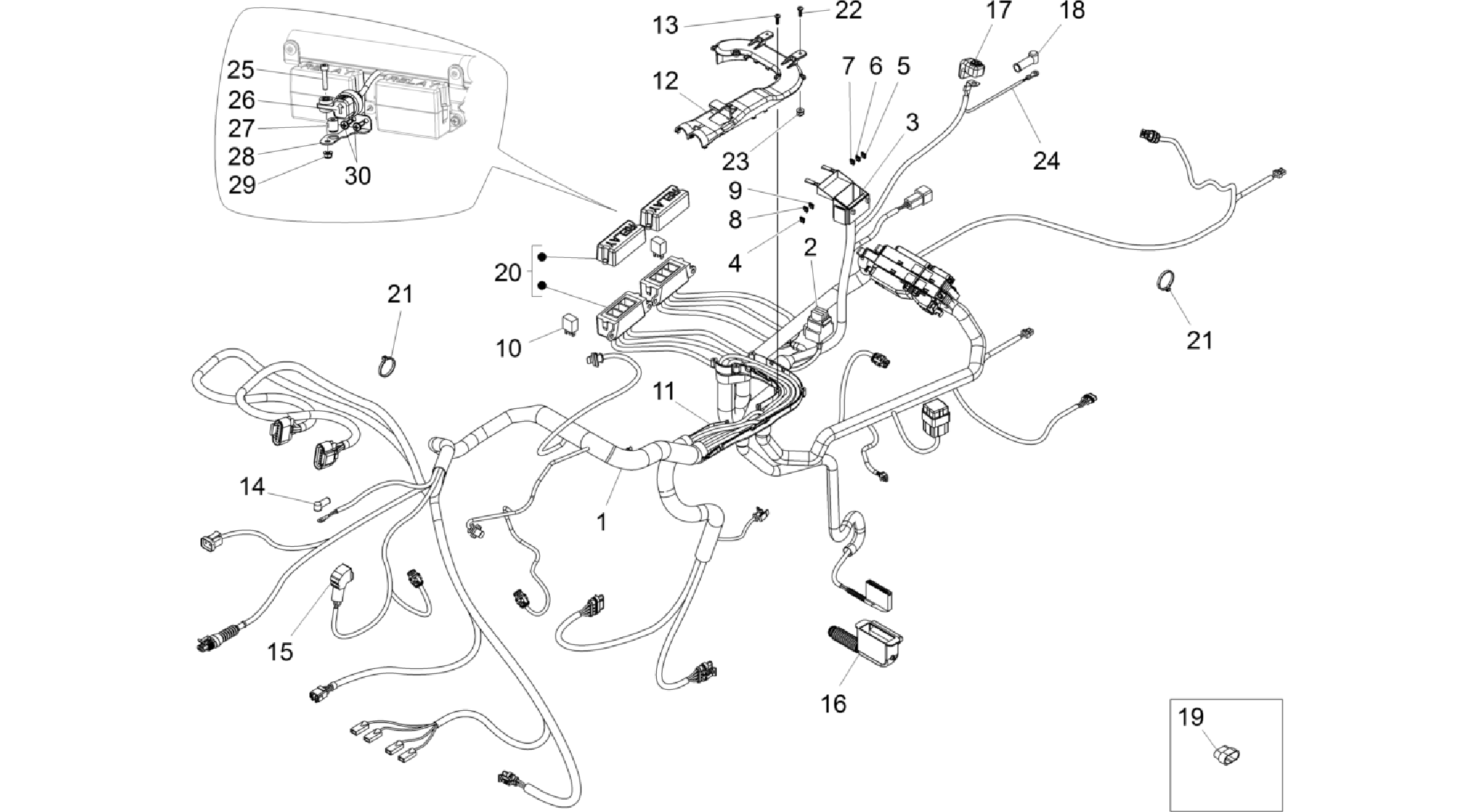 Central electrical system