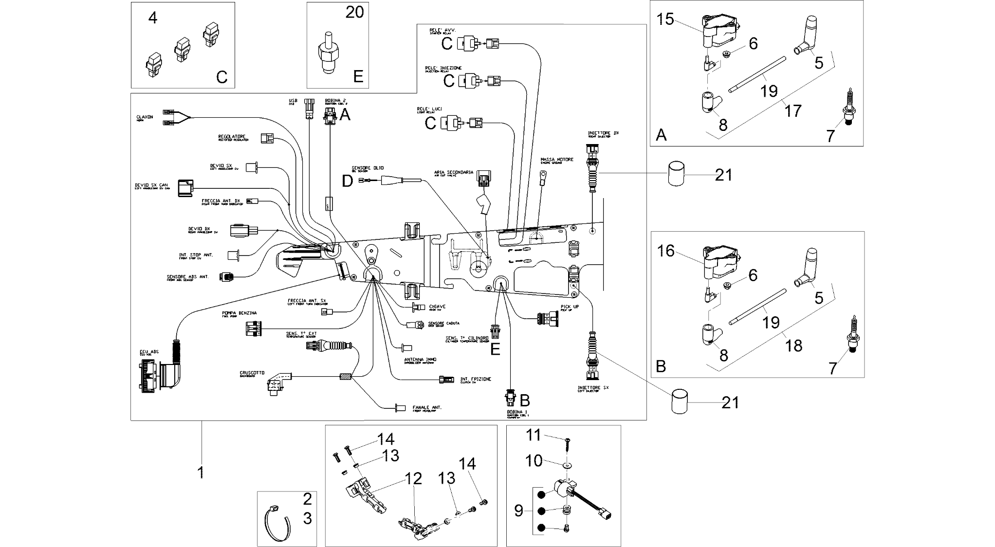 Central electrical system