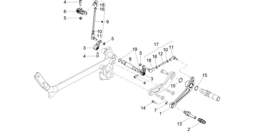 Internal gear selectors