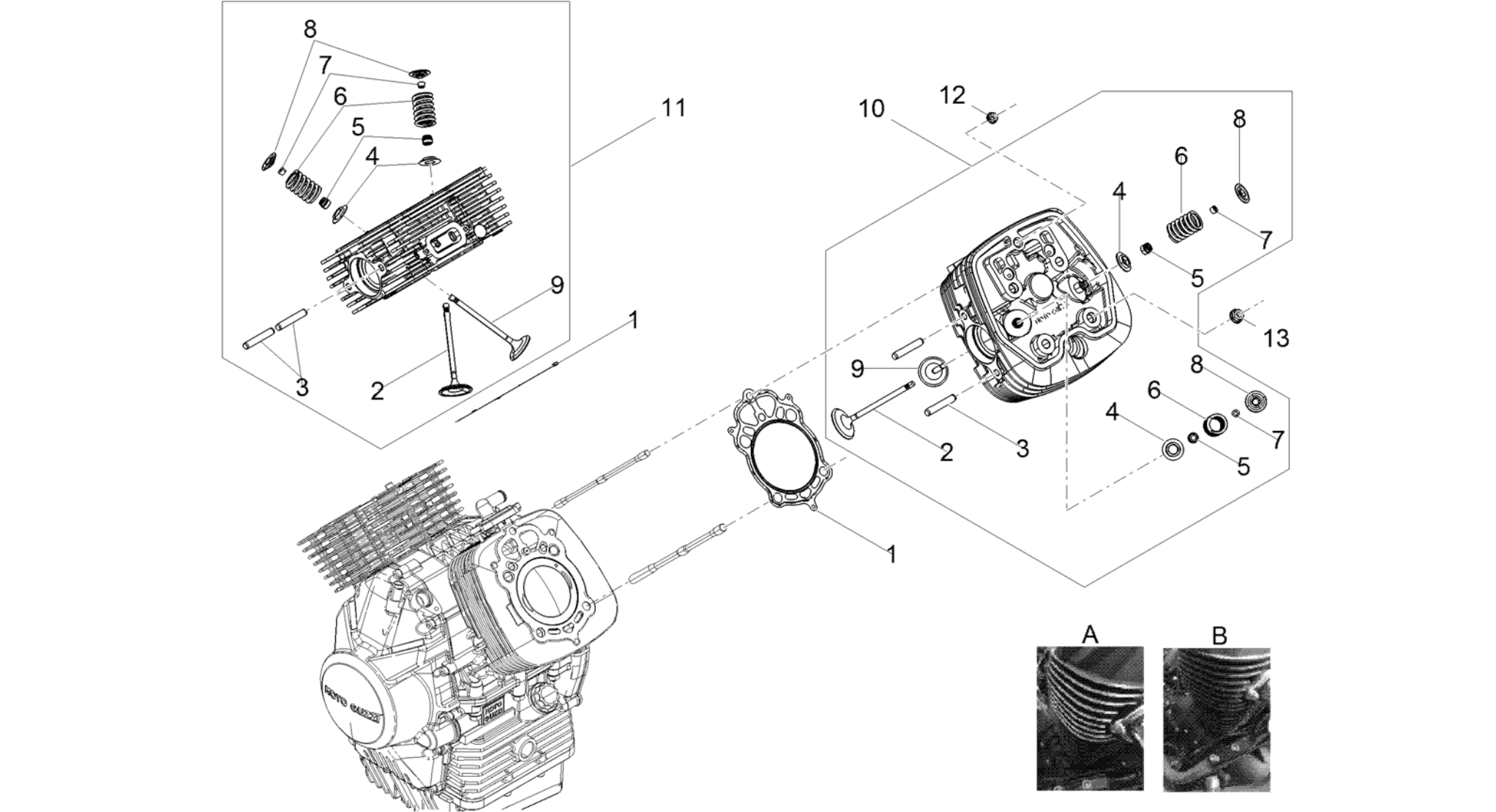 Cylinder head - valves