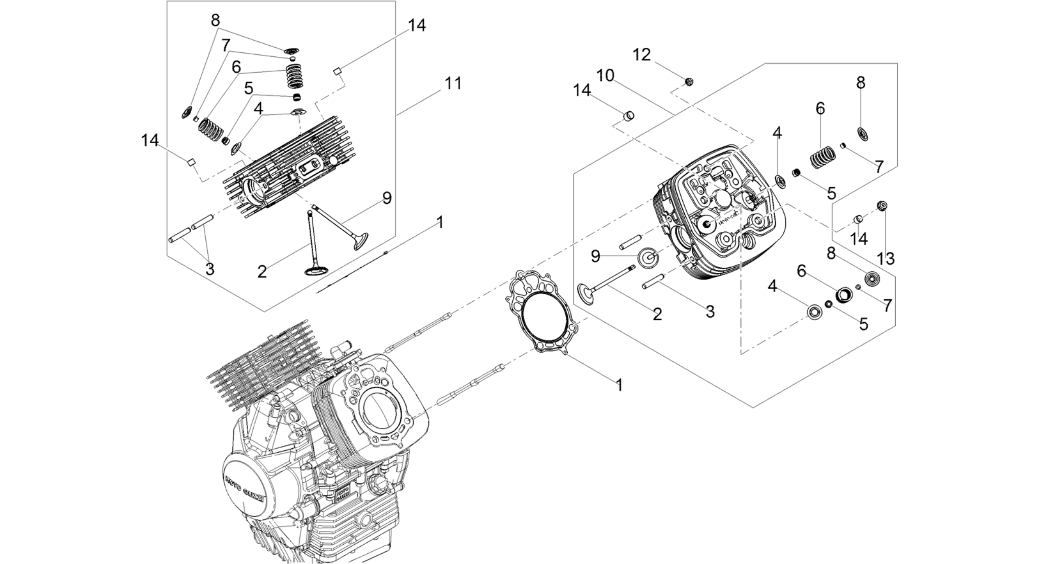 Cylinder head - valves