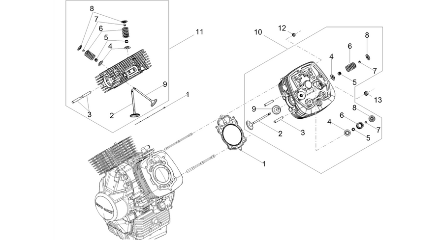 Cylinder head - valves