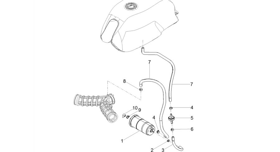 Fuel vapour recover system