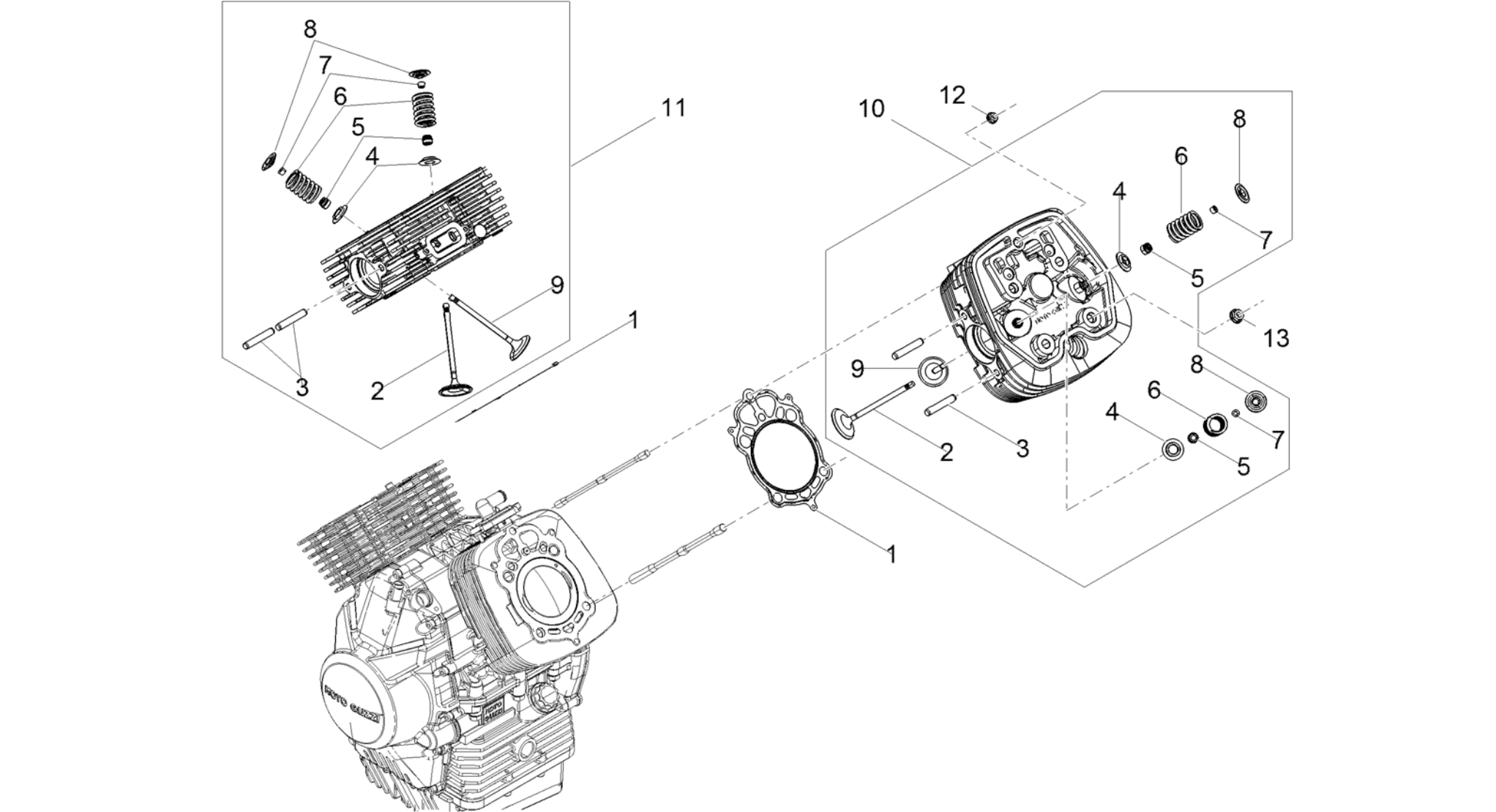 Cylinder head - valves