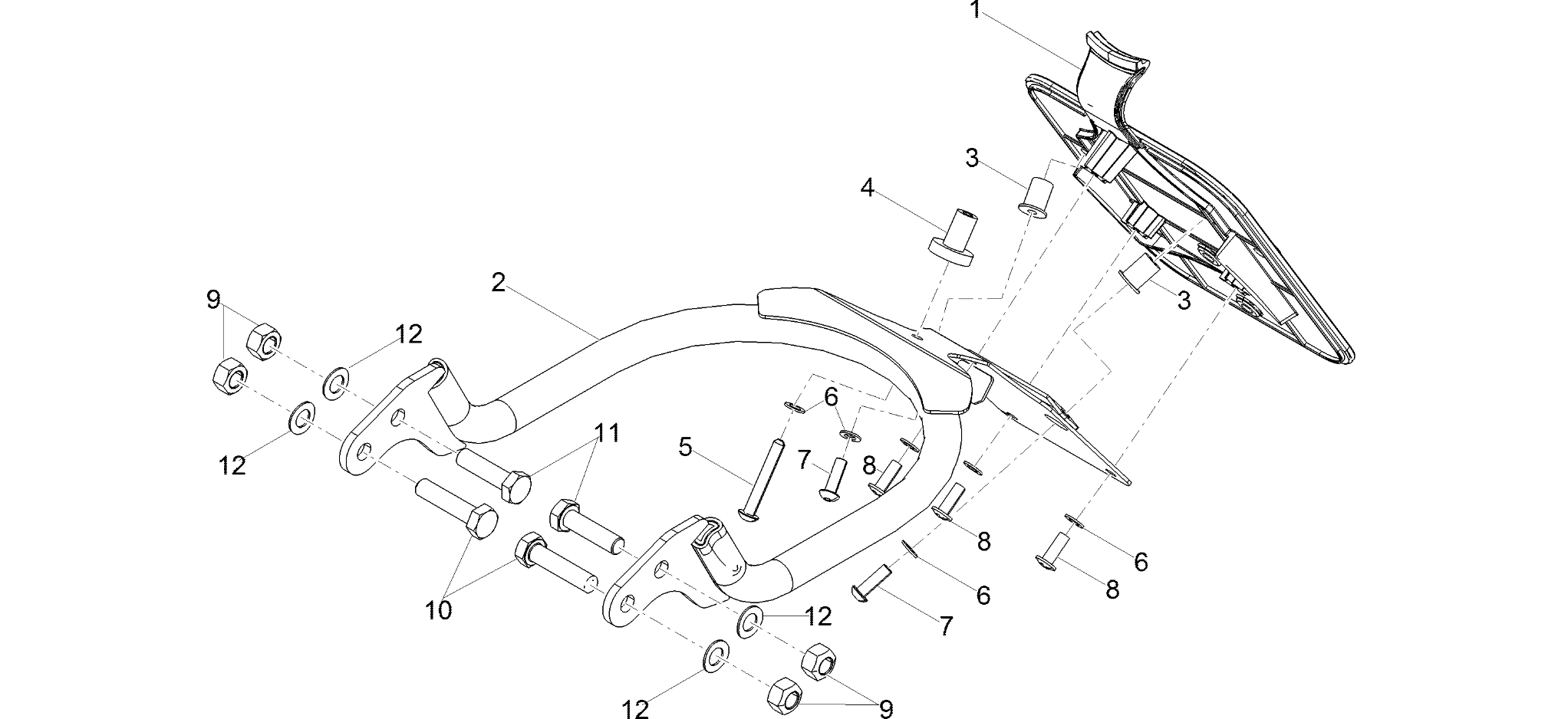 Rear body