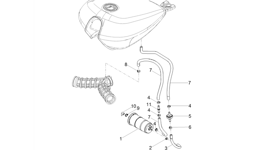 Fuel vapour recover system