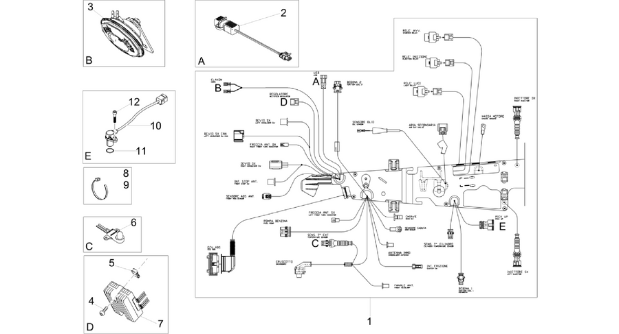 Front electrical system