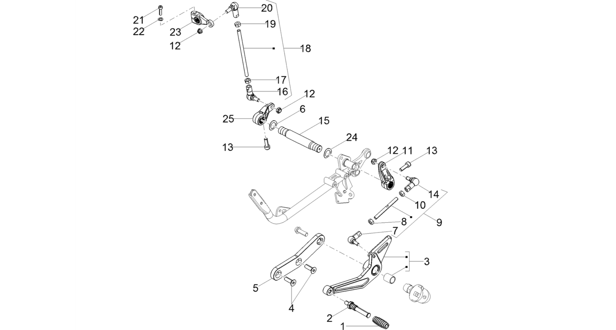 Internal gear selectors