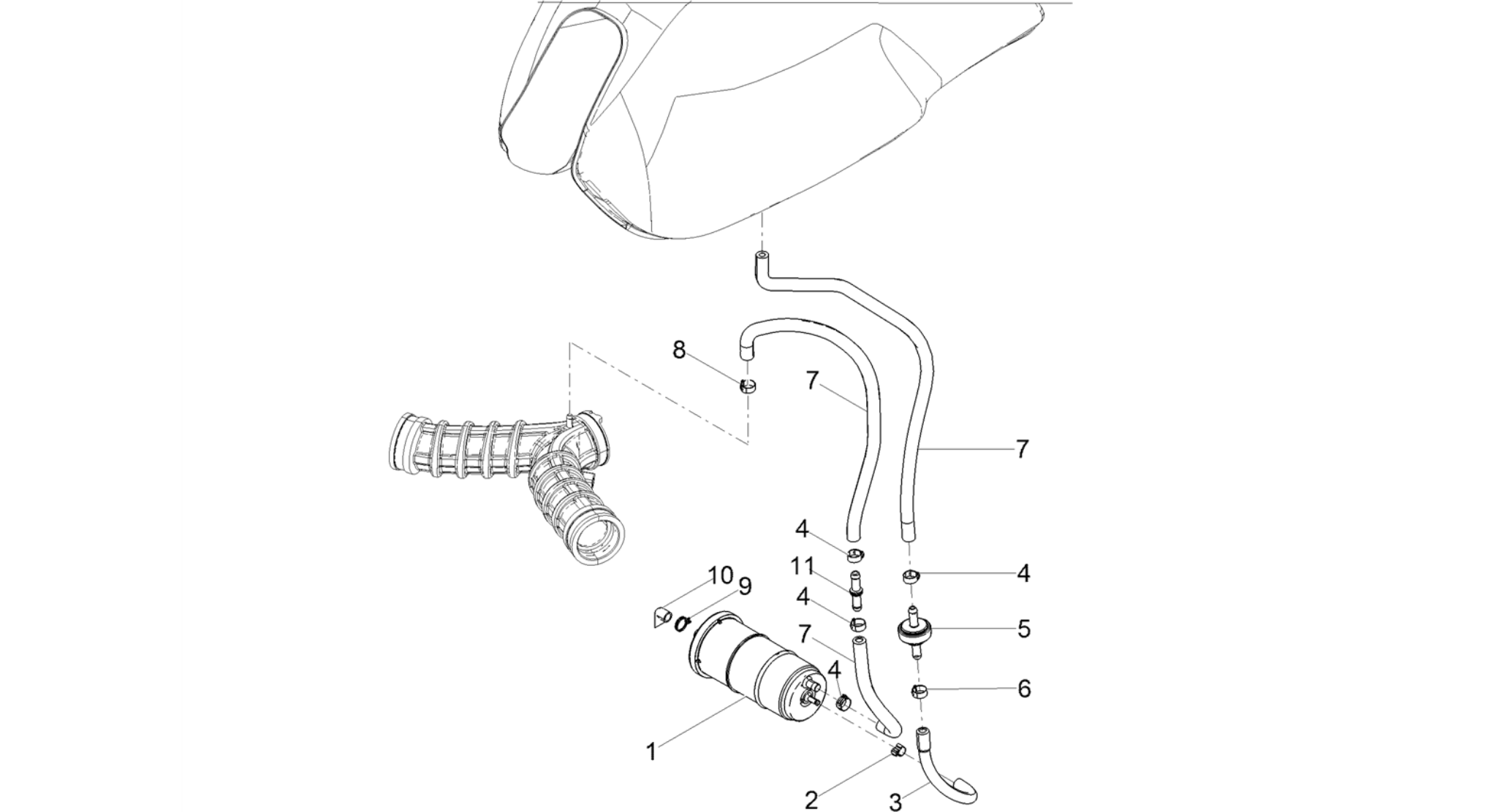 Fuel vapour recover system