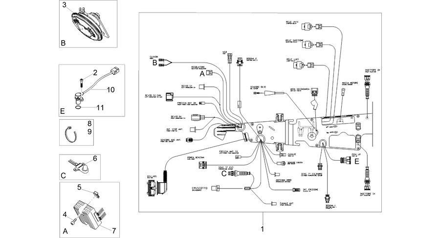 Front electrical system