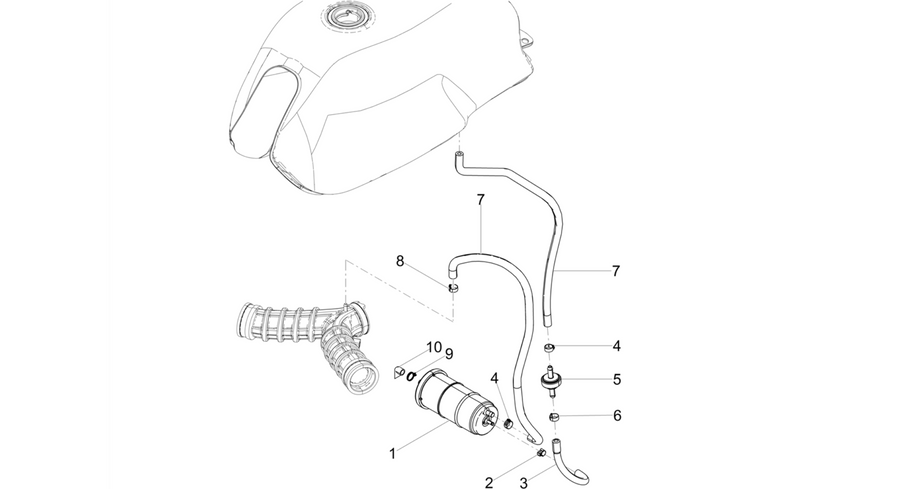 Fuel vapour recover system