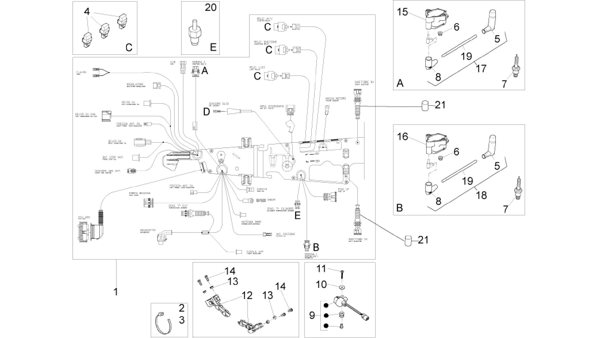 Central electrical system