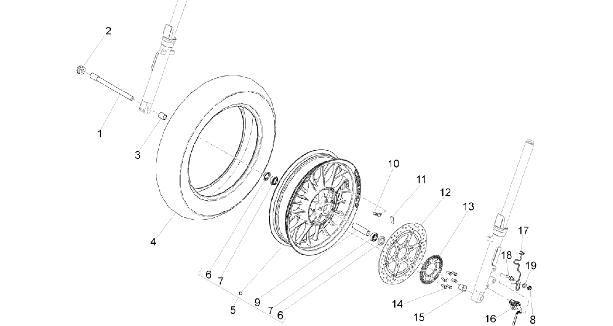 Front wheel