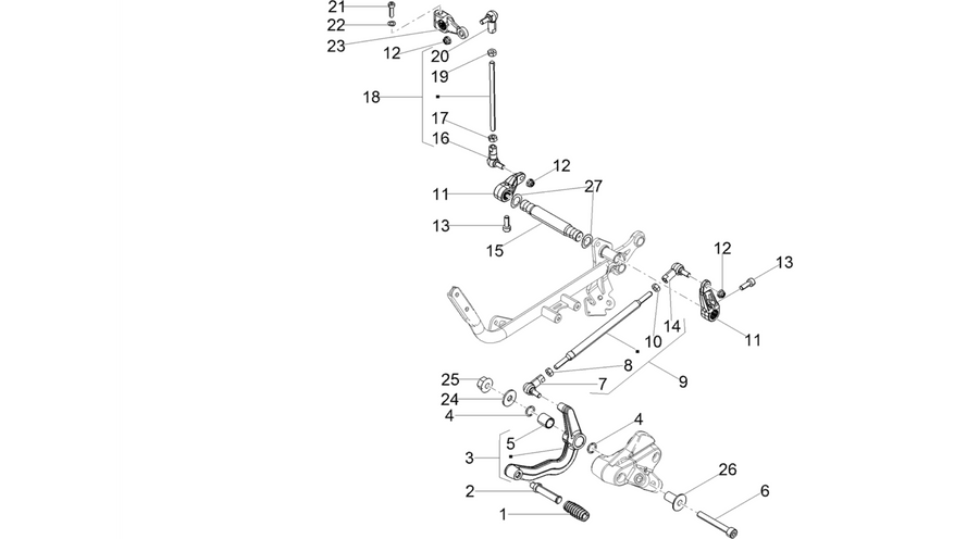 Internal gear selectors