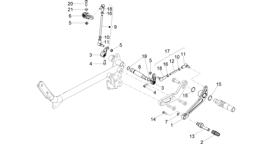 Internal gear selectors