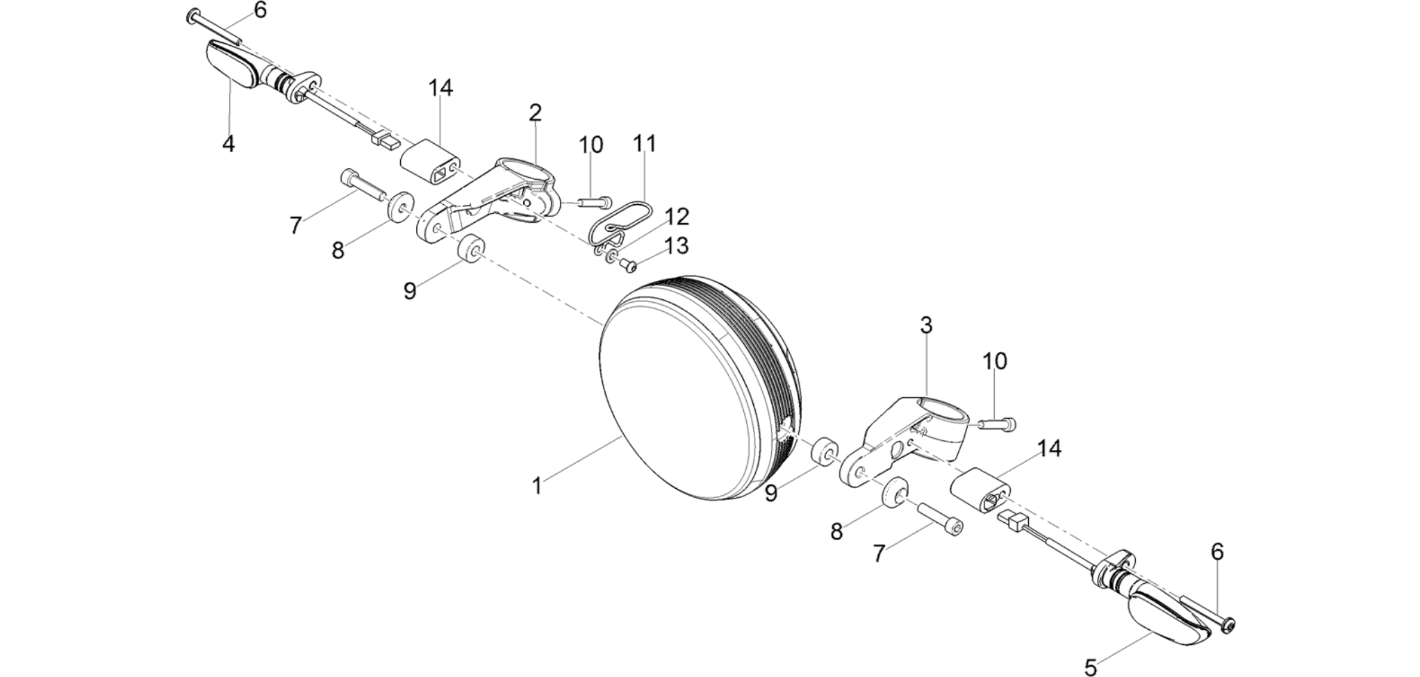 Front headlamps
