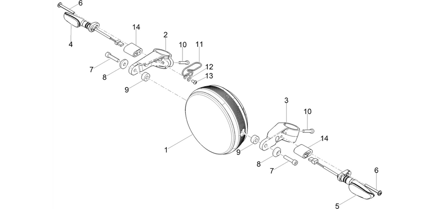 Front headlamps