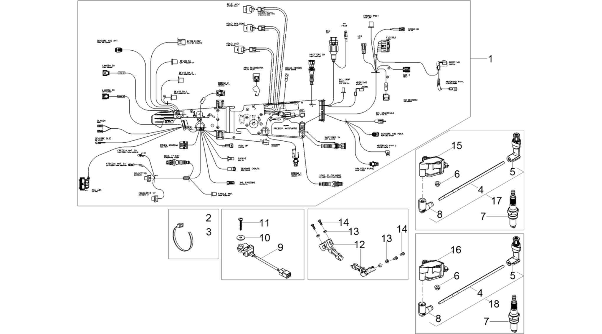 Central electrical system