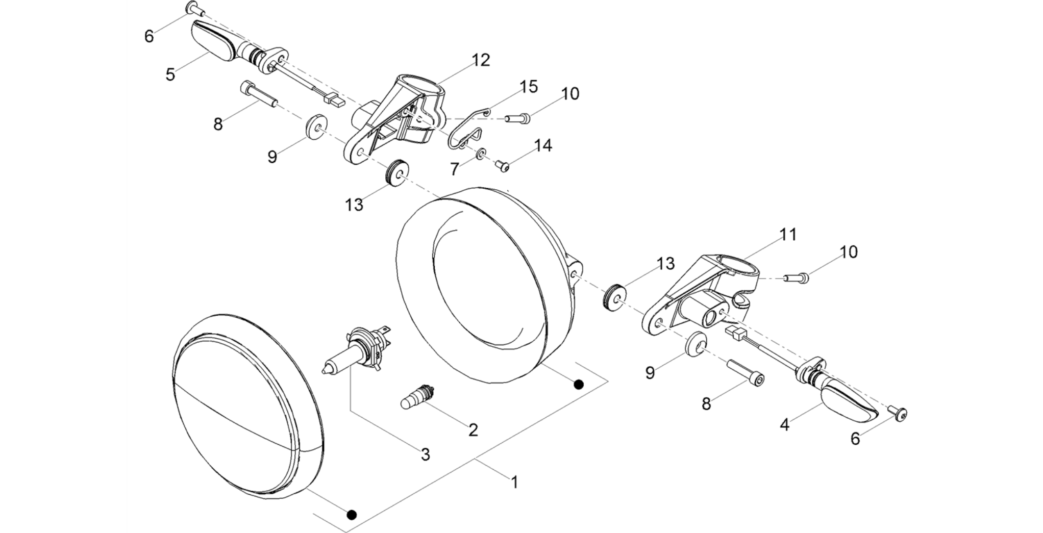 Front headlamps