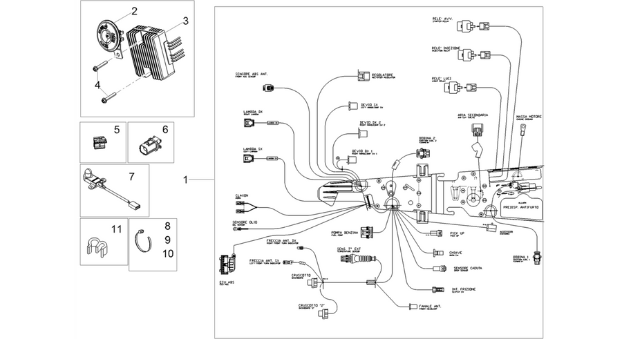 Front electrical system