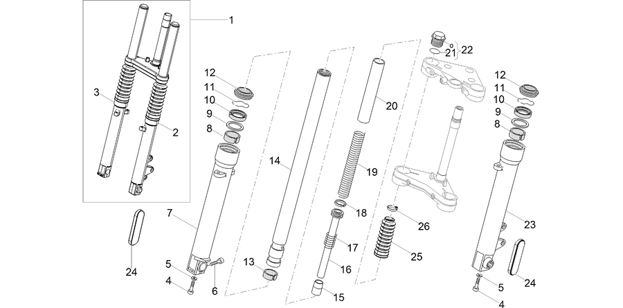 Front fork Kaifa
