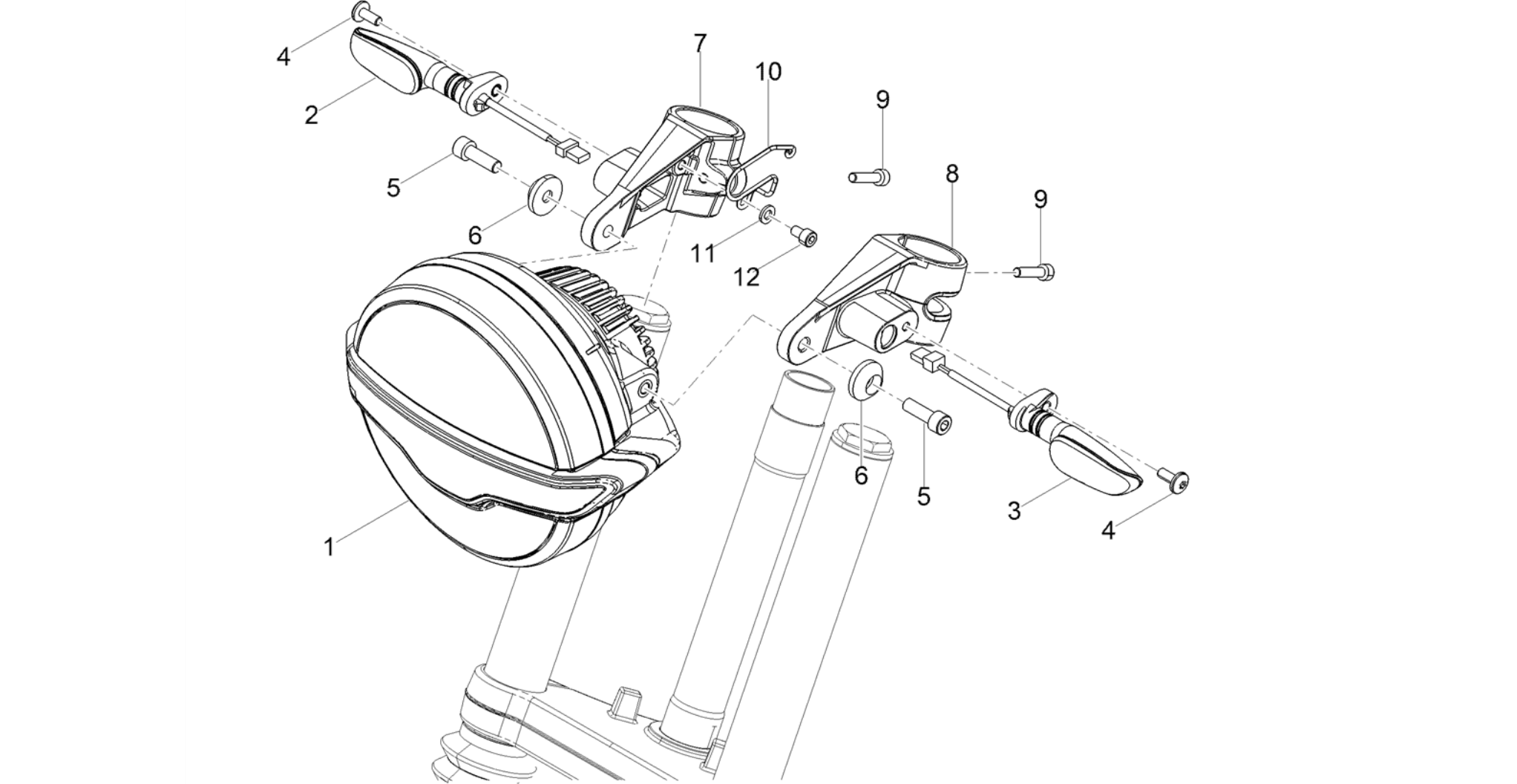 Front headlamps
