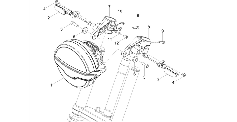 Front headlamps