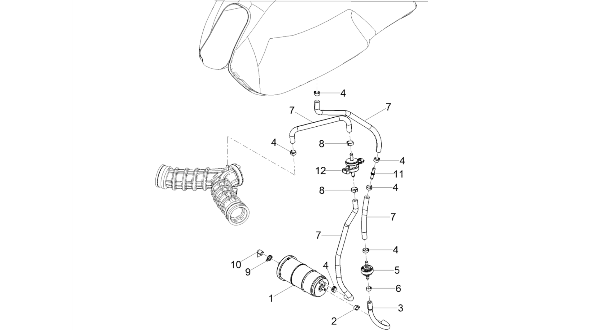 Fuel vapour recover system