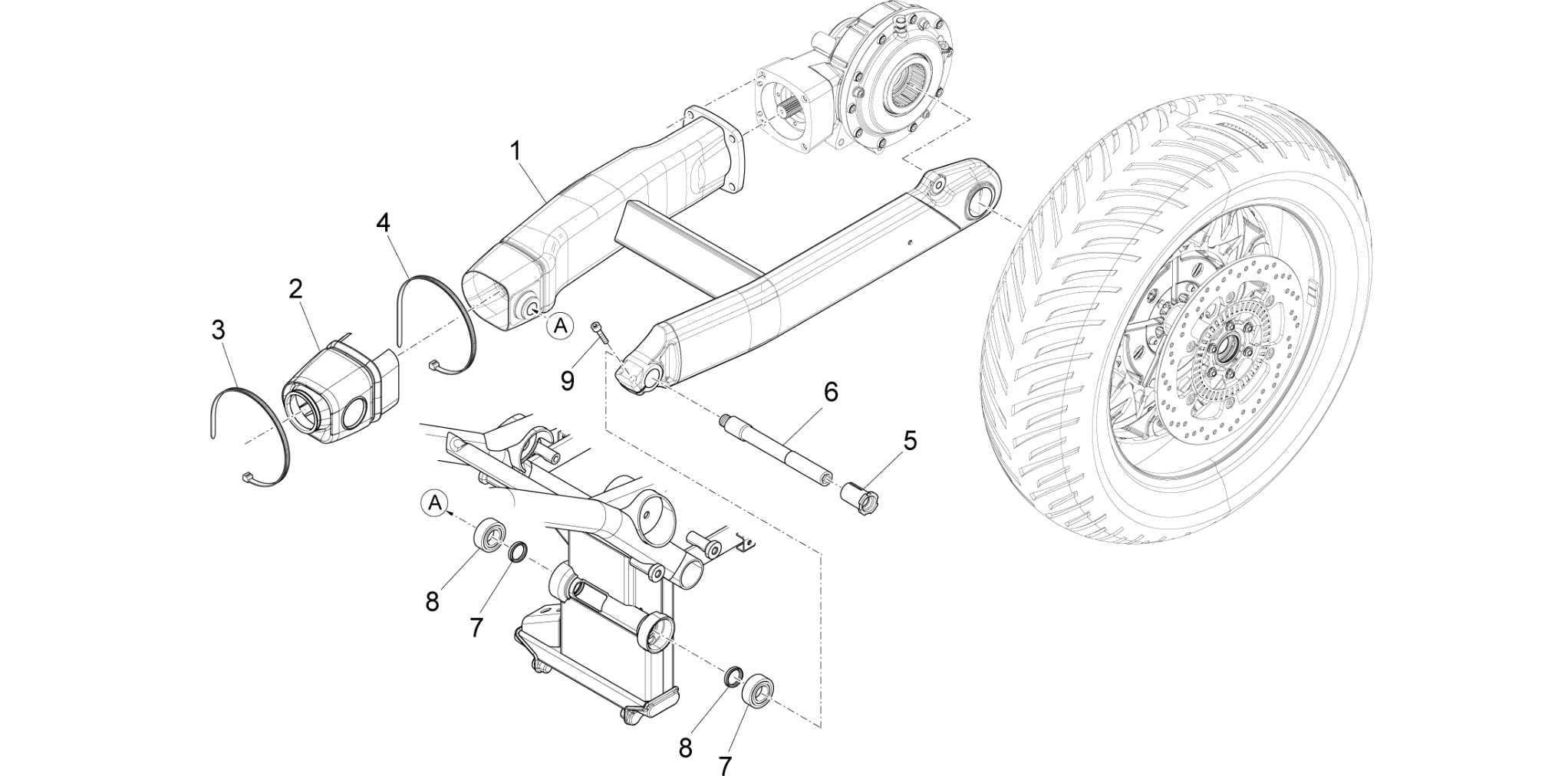 Swing arm