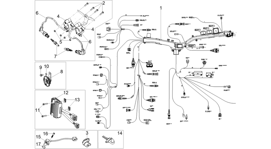 Front electrical system