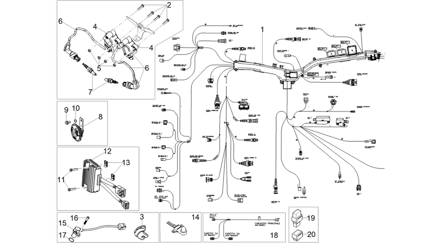 Front electrical system