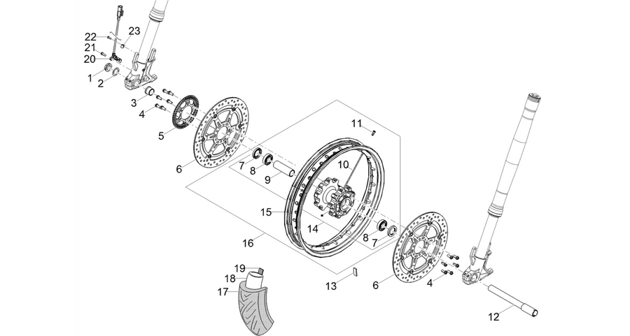 Front wheel