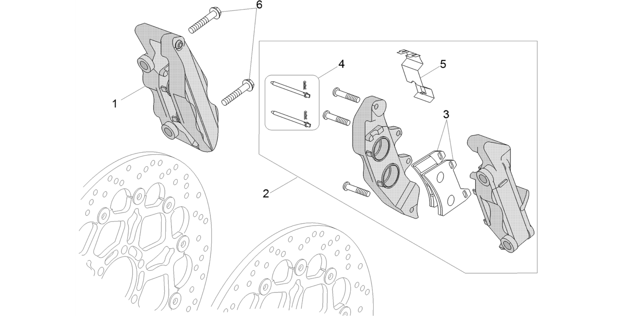 Front brake caliper