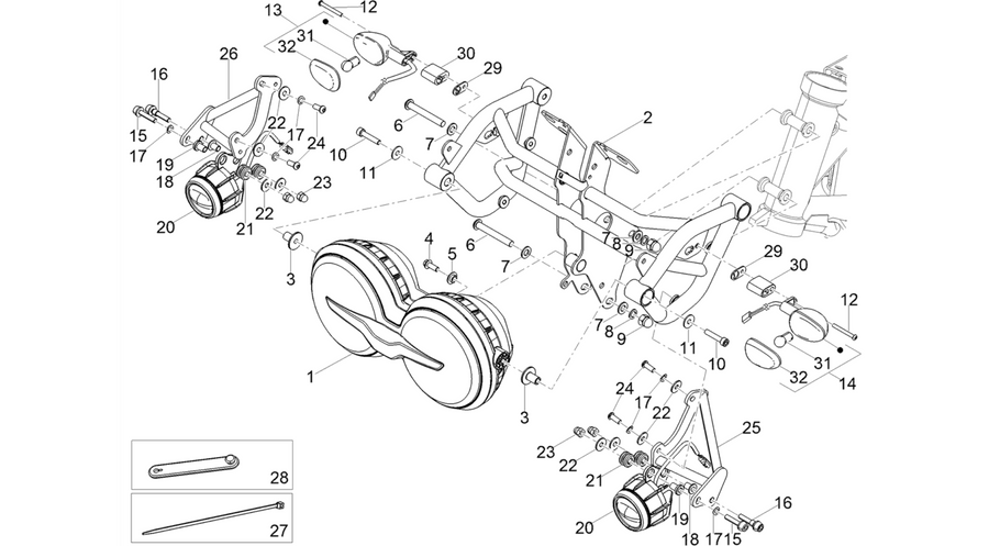 Front headlamps