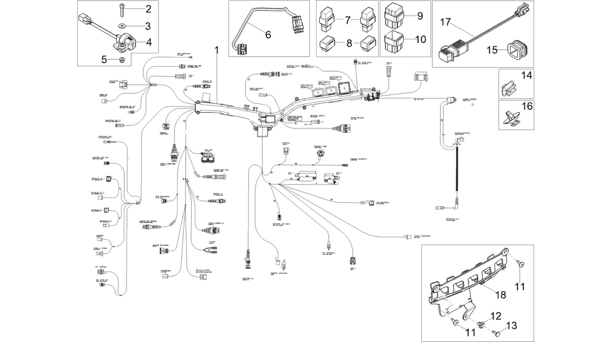 Central electrical system
