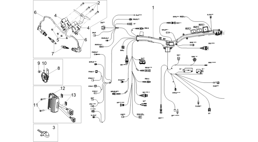 Front electrical system