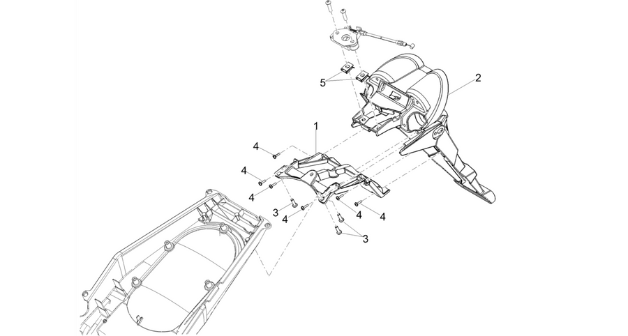 Rear mudguard