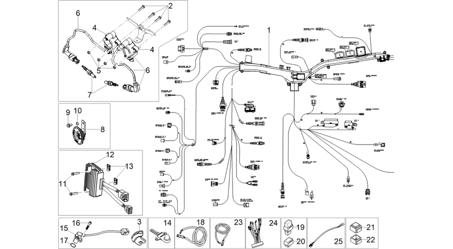 Front electrical system