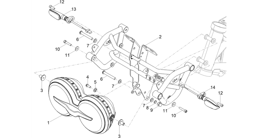 Front headlamps