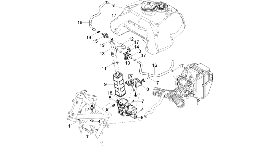 Fuel vapour recover system
